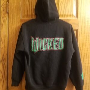 Wicked Black and Green Hoodie